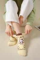 Calcetines Sanrio Hello Kitty Para Mujer 5 Pares Diseño De Dibujos Animados Harajuku Kawaii De Algodón Rosa Calcetines Cortos Casual - details 17