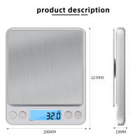 Báscula Digital Mini De Precisión 0.1g Con Pantalla LCD Para Joyería Y Uso Doméstico Capacidad De Medición 3kg Tamaño Compacto - details 9