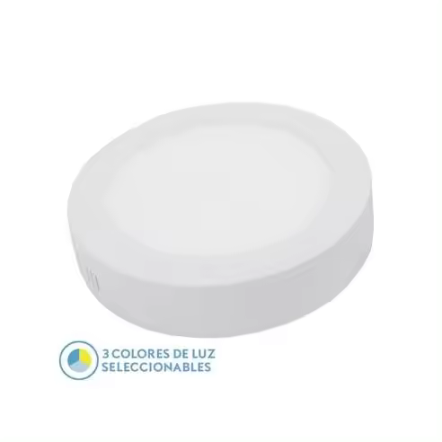 Downlight Superficie Diorita 24w 3000k-4000k-6500k Blanco 2160lm 3,5x29x29 Cm - FABRILAMP - 1