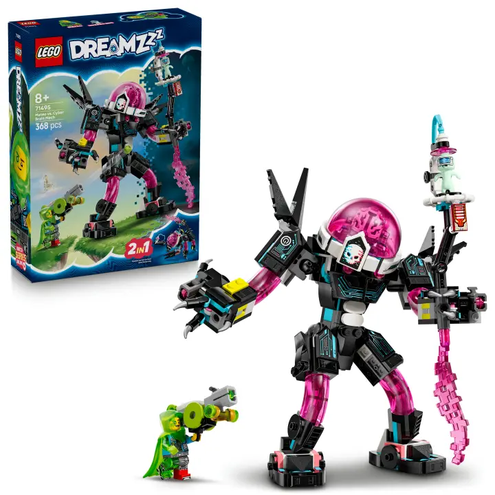 [PREVENTA] LEGO® DREAMZzz™ Mateo vs. Meca con Cibercerebro Robot de Juguete, Regalo para Niños y Niñas desde 8 Años, Modelo de Escorpión con Minifigura de Mateo y Figura de un Dreamling 71495 - 1