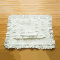 Mantelones De Encaje De Algodón Suave Para Comida Decoración De Fiesta Regalo Para Casa De Amistad Estilo Japonés Rectangular - details 5