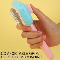 Cepillo Para Peluquería De Mascotas Para Perros Y Gatos Eliminador De Pelusa Desenredante Adecuado Para Cabello Largo Y Enredado Herramienta De Grooming - details 3