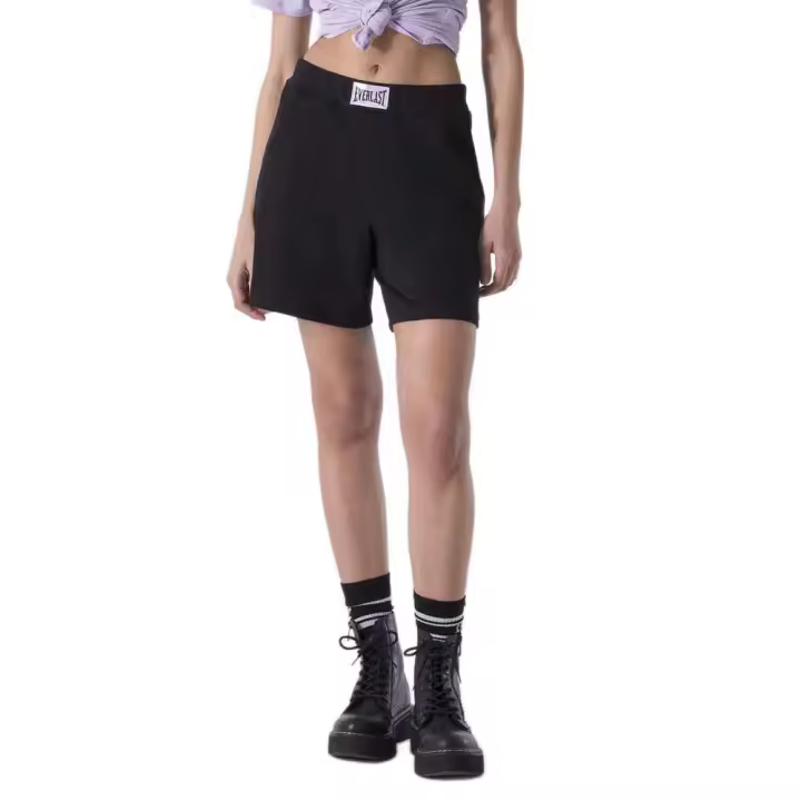 Everlast Pantalones Cortos Heavy Jersey Negro - 1
