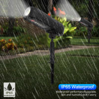 Spotlight Solar LED Exterior Ajustable Luz De Paisaje Solar Impermeable Con Auto Encendido/Apagado 2-en-1 Luz De Pared Para Jardín Patio Carretera Césped - details 5