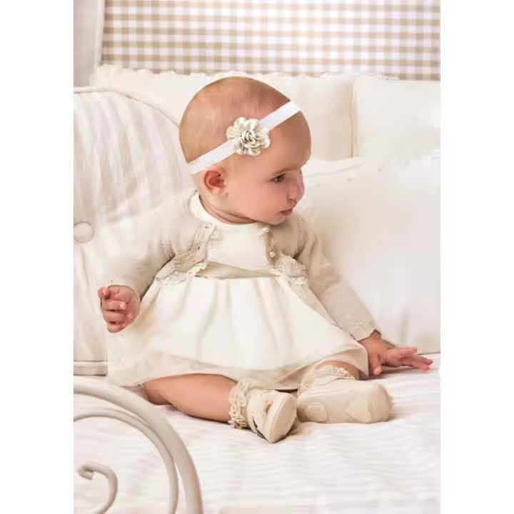 vestido tul ceremonia bebe mayoral modelo 1811 - 1