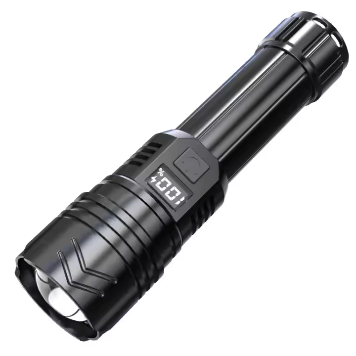 Linterna LED Recargable Super Brillante De 3000000LM Con Batería Integrada Torcha De Alta Potencia Para Camping Y Uso Diario - 1