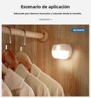 Lámpara De Noche LED Con Sensor De Movimiento Infrarrojo Para Pared Batería Incluida Para Pasillo Escalera Armario Dormitorio Baño - details 8