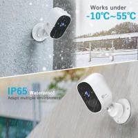 Cámara De Seguridad Xvim Exterior Inalámbrica 1080P HD CCTV Vigilancia Con Detección De Humanos Panel Solar Y Batería WiFi Para Interior Y Exterior - details 1