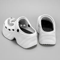 Sandalias De Tacón Alto Con Cadena De Plata Y Patrón De Oso Y Abeja Moda Nueva X8809 Material De Imitación De Cuero Para Mujer - details 10
