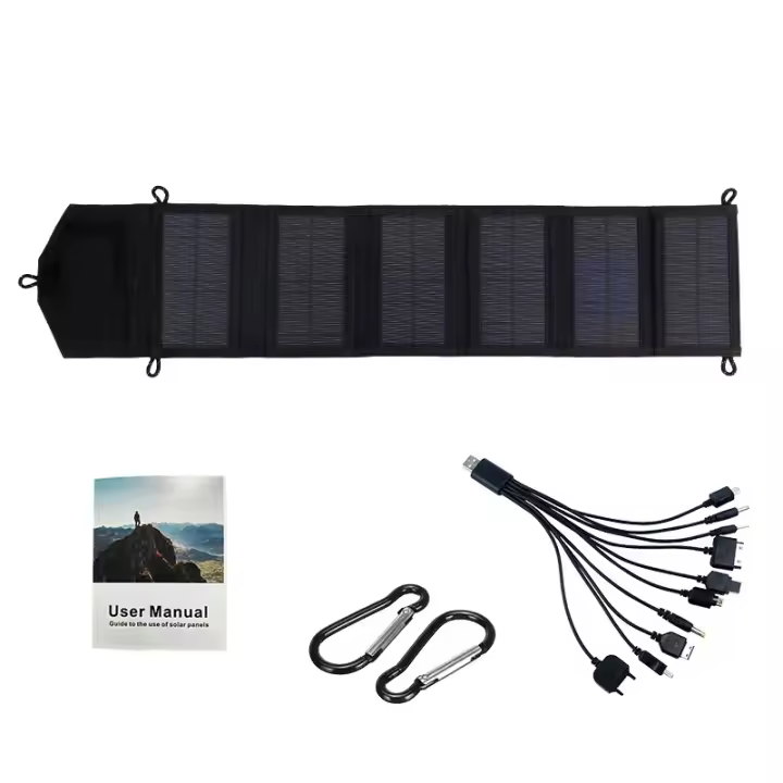 Kit De Panel Solar Portátil 800W Plegable Y Ligero Alta Eficiencia Cargador Solar Para RV Camping Emergencias Off-Grid - 1