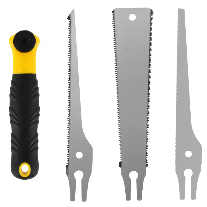 Soga De Mano Japonesa Fila Alta En Carbono Sello Ergonómico Antideslizante Con 3 Hojas De Corte Para Trabajar Madera Herramienta De Corte Y Ajuste - 1
