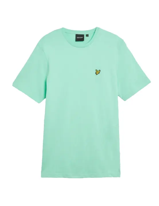 Camiseta Lyle & Scott Plain Hombre Aguamarina - 1