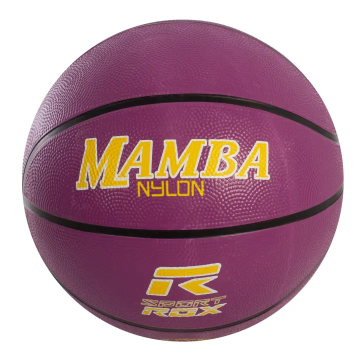 balón baloncesto nylon rox mamba color morado tamaño 7 - 1