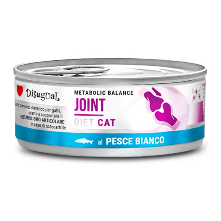 Disugual Diet Cat Húmedo Pescado Blanco Articulaciones 85gr – Comida para Gato con Salud Articular - 1