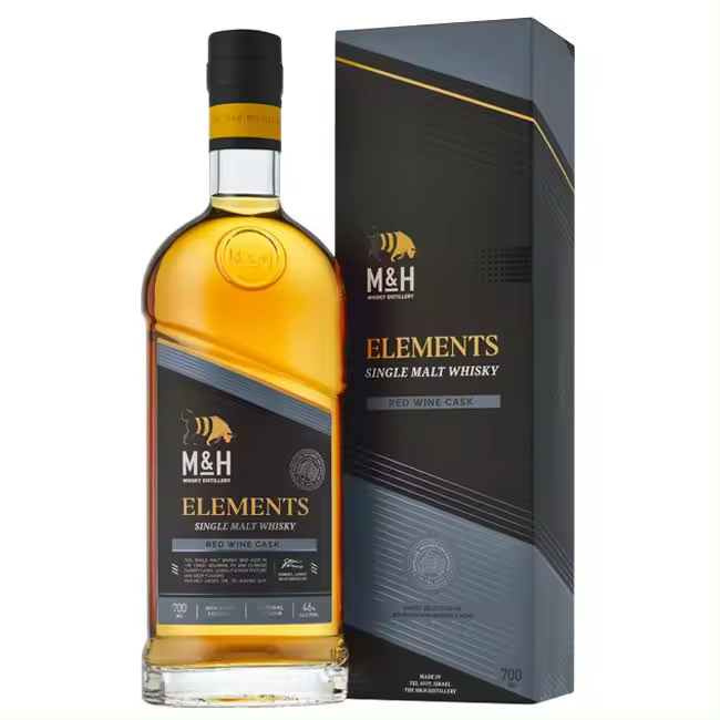 MILK & HONEY ELEMENTS PEATED CASK S. M. WHISKY 70CL 46% - 1