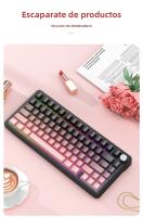 Teclado De Juego X85 ATTACK SHARK Inalámbrico Con Botones De Meta RGB Bluetooth Tri-Modo Mecánico Hot-Swap/Poder Duradero - details 14