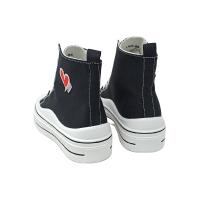 Eva Zorteon- Zapatillas Deportivas Abotinada de Lona para Mujer - Estilo Bamba con Material Textil y Cierre de Cordones - details 20
