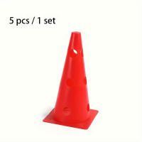 5pcs Barriles De Señalización Perforados De 32CM Conos De Barricada Para Entrenamiento De Fútbol Y Baloncesto Material PVC - details 8