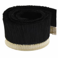 Cubierta De Polvo De Níquel De 70mm/100mm Cepillo Para Aspiradora Accesorio De Engrapado Máquina CNC Total Longitud 1M Material Nylon - details 0