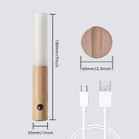 Lámpara De Pared Portátil Con Sensor De Movimiento Recargable USB Para Dormitorio Escaleras Pasillo Cocina Luz Nocturna Moderna - details 7