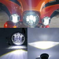 Par De Luces LED De Niebla Auxiliares De 4.5 Pulgadas Para Motocicleta Yamaha Clásica FLHR Road King Dyna Luz De Niebla LED De 40w - details 7