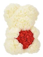Rosa Artificial De Tedeo Para Decoración De Hogar Y Bodas Aniversarios Y Año Nuevo Sin Caja Estilo De Flor Cotton - details 7