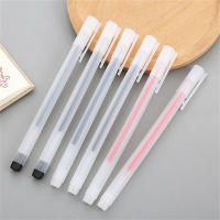 Bolígrafo De Gel Transparente Y Mate 0.5mm 3 Colores Gran Capacidad Para Escritura En Exámenes Y Oficina Suministros Escolares Estación De Estudio - details 4