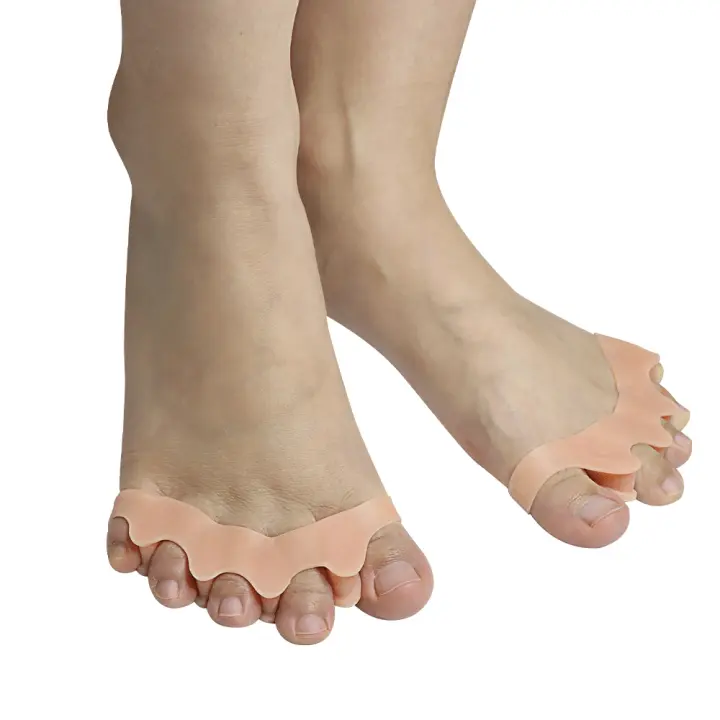 Pexmen Separador De Dedos De Pies Gel Para Hombres Y Mujeres Corrector De Bunion Espaciador De Dedos De Silicona Para Restaurar La Forma Original De Los Dedos - 1