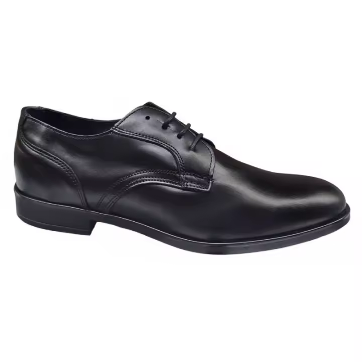 DJ SANTA. Zapato Piel Clásico Tallas Grandes 39 al 50  Referencia: 4032 Piel Negro DJ SANTA Zapato clásico con cordonera fabricado en piel muy confortable, Suela de goma.    * Fabricado en España. - 1