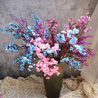 Flores Artificiales Blancas De Cerezo Y Gypsophila Para Decoración De Hogar Y Boda Arreglo Floral De Tela Seda Para Vaso O Ramo Falso De Navidad - details 5
