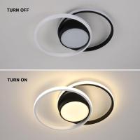 1PCS Lámpara de techo LED de Aluminio Doble Redondo Blanco 32W 27*22*6 Luz Blanca 220V 6500K - details 3