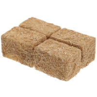 4 Pcs Mini Haystack Decoración De Jardín Falso Adorno Artificial De Paja Para Decorar La Casa Y El Hogar Bales De Madera Simulados Para Habitaciones Rústicas - details 5