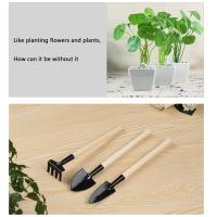 Kit De Jardinería Miniatura 3 Piezas Herramientas Para Plantar Flores En Macetas Kit De Jardinería Para Niños Suministros De Jardinería Multifuncionales - details 3