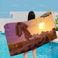 Toalla De Baño De Playa Minecraft Ghast Fireball Para Niños Toalla De Piscina De Viaje Picnic Personalizada Absorbente Rápido Tamaño 30x60 Cm 50x100 Cm - details 14