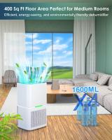 Deshumididiffador Eléctrico, Deshumidificador Silencioso de Habitación de 1600ml, Con funciones de descongelación, Mode of Sueño, Purificación de aire y humedad - details 0