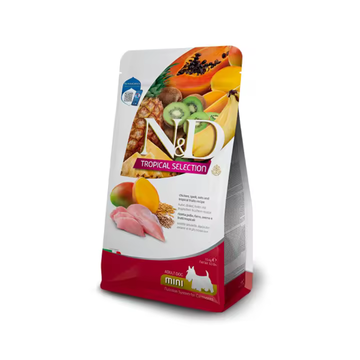 Farmina N&D Dog Tropical Selection Mini Pollo para Perros Adultos Pequeños 5 Kg - 1