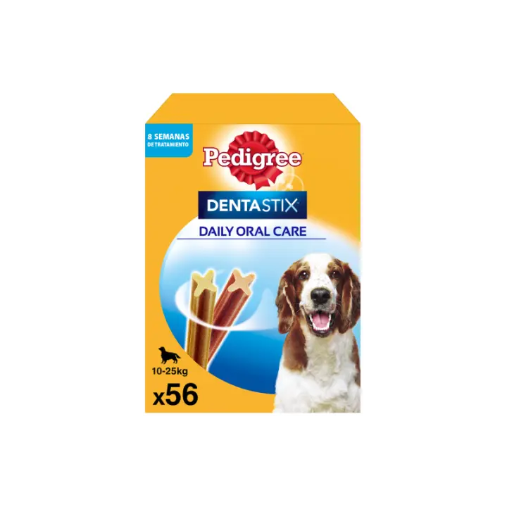 Pedigree Dentastix Uso Diario Limpieza Dental Para Perros Medianos 56 Barritas - 1