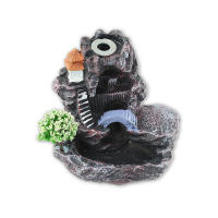 Soporte De Incienso De Resina Para Oficina Sala De Estar Mesa De Café Decoración Del Hogar Estilo Montaña Con Cascada Venta Por Pieza - details 9