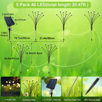 Luces De Mosquitero Solar RGB Para Jardín IP65 Impermeables Decoración De Patio Con 8/10LED Lámparas De Viento Modernas - details 6