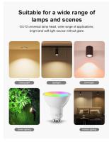 Bombillas Wifi Lámpara Inteligente Gu10 Fitop, 4.7W=50W, Compatible con Alexa/Google Home/Siri, 2700-6500K Luces Cálidas/Frías & RGB Ajustable,Control de Voz, 5 Unidades - details 3
