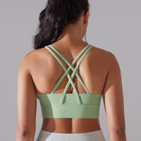 Sujetador Deportivo Para Mujer Alta Soporte Impacto Yoga Running Quick Dry Top Deporte Gimnasio Padded Bralette Sexy - details 45