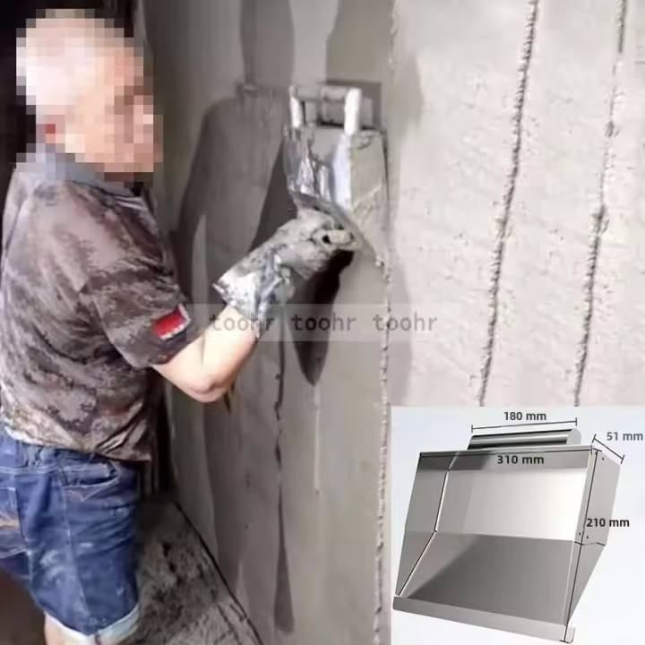 Herramienta De Pladur En Acero Inoxidable Para Ladrillos Y Pintura Herramienta De Calce Para Muros Y Hormigón Herramienta De Bricolaje Para Trabajos De Carpintería - 1