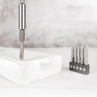 Juego De 5 Piezas De Bits De Destornillador Con Cabeza Magnética Triángulo Y U Puntos Cuatro Hex Shank 1/4'' 50mm Herramienta De Reparación - details 1