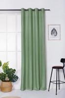Cortina serie de lino de terciopelo poliéster 150x260cm.Decorar para el hogar, sala de estar y dormitorio, estilo americano, 1 Panel. - details 9