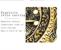 Reloj De Pulsera Masculino ONOLA Vintage Resistente Al Agua Con Correa De Acero Original Moda Casual Lujo Dorado Relogio Masculino - details 1