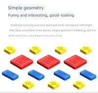 Juego De Mesa Interactivo Deslizante Bloque Brain Game Desafío De La Avenida Huarong Teoría De Los Juegos Lógicos Juguetes Educativos Montessori Para Niños - details 7