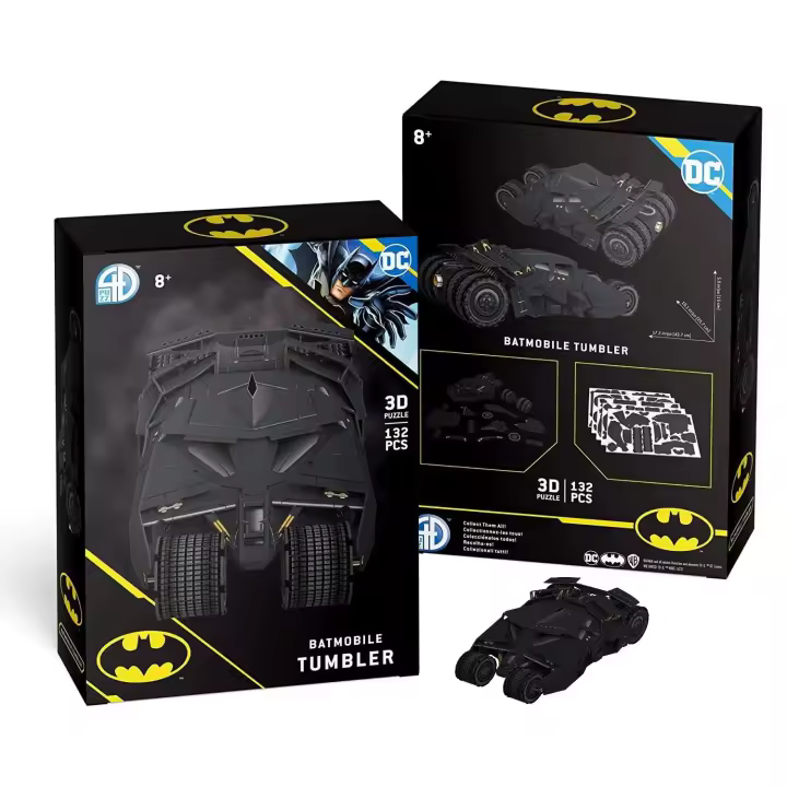 4D CITYSCAPE 3D PUZZLE DC COMICS BATMAN BATMOBILE TUMBLER 132 PIEZAS-51096 - 1