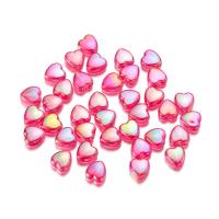 100Pcs Lotes De 9mm Cuentas De Acrílico En Forma De Corazón Colorido Para Hacer Joyas Manualmente Collares Pulseras Accesorios - details 5