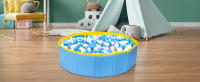 Nobleza - Piscina para Perros Grandes y Pequeños, Bañera Plegable Rigida Antideslizante para Mascotas, Gatos, 80*20cm, S, Azul - details 7