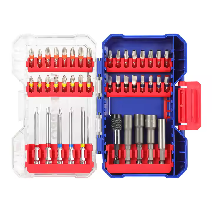 Puntas y vasos, juego 42 piezas. workpro - 1